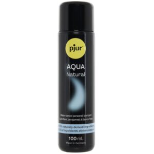 Aqua Natural Water Based Lubricant in 3.4oz/100ml