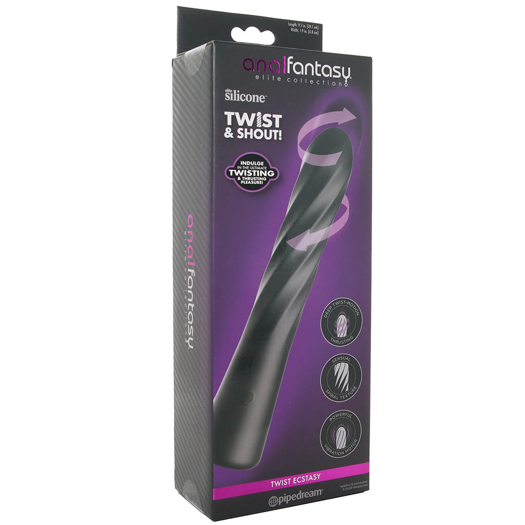 Anal Fantasy Twist Ecstasy Vibe in Black - Image 9
