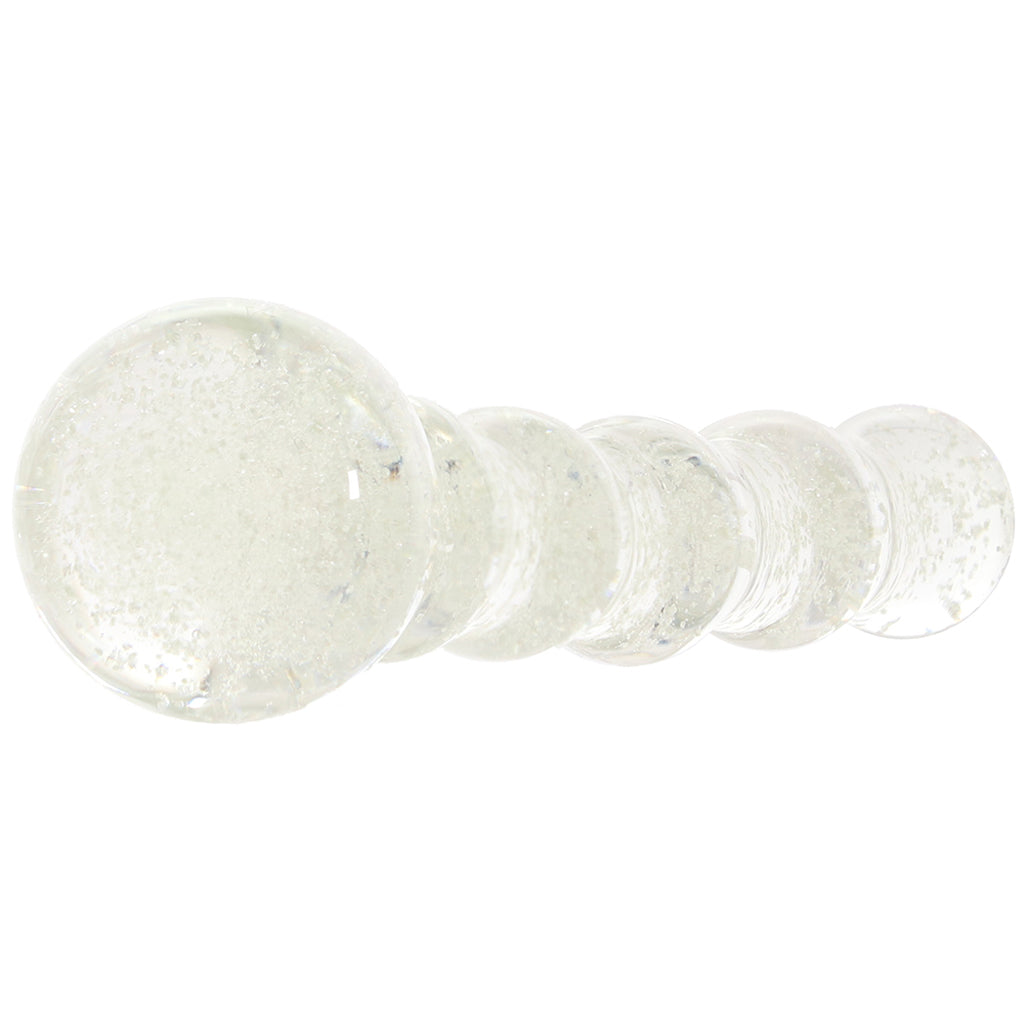 Whipsmart Glow In The Dark Beaded Glass Dildo - Image 5