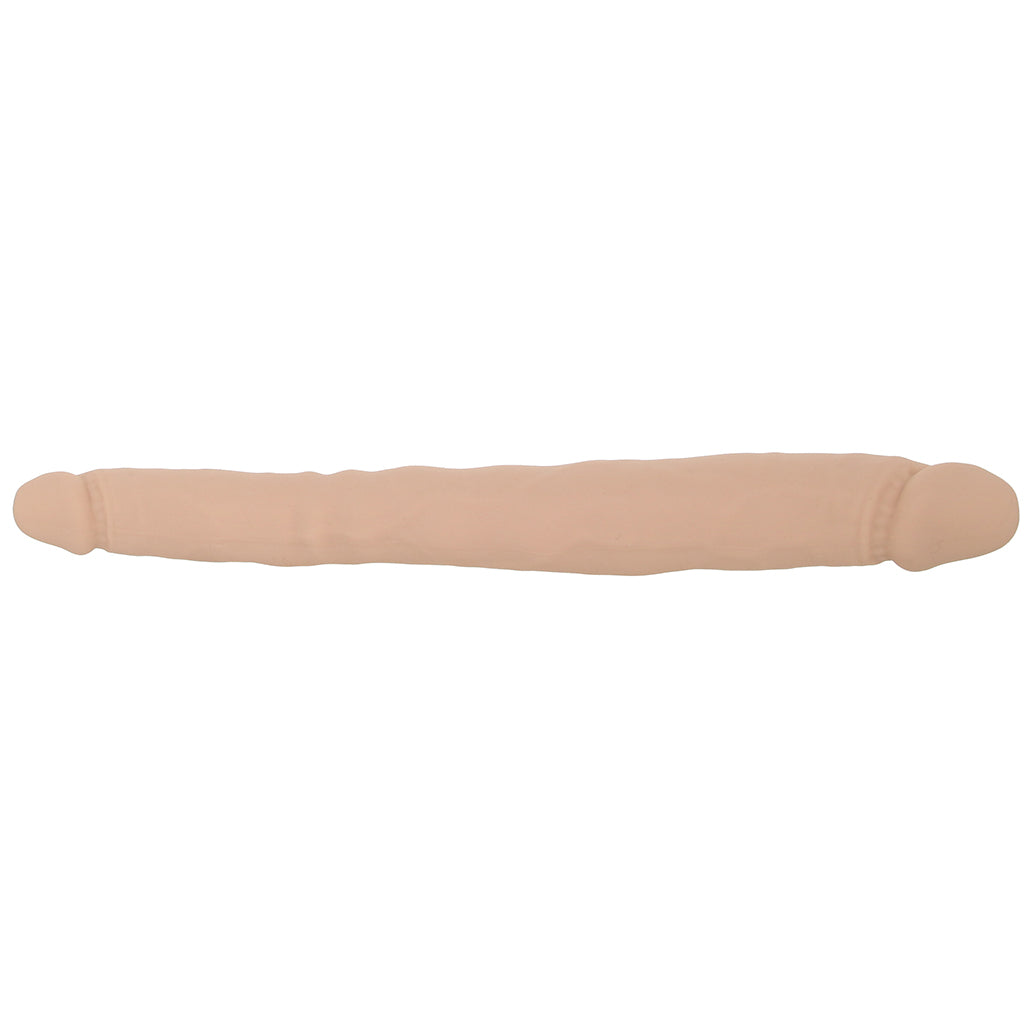Silicone Studs Bend & Hold 12 Inch Dildo in Light - Image 2