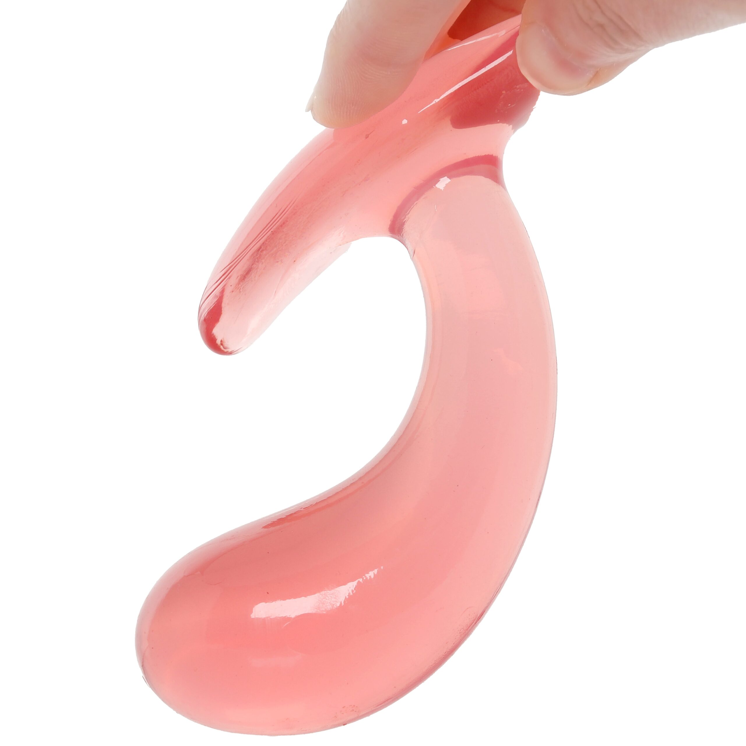 Crystal Jellies Curved Anal Trainer Set in Pink - Image 6