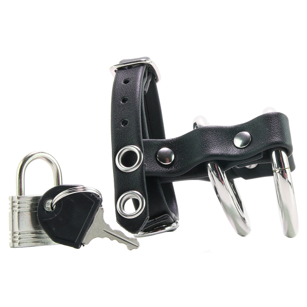 Double Metal C-Ring with Locking Ball Strap - Image 5