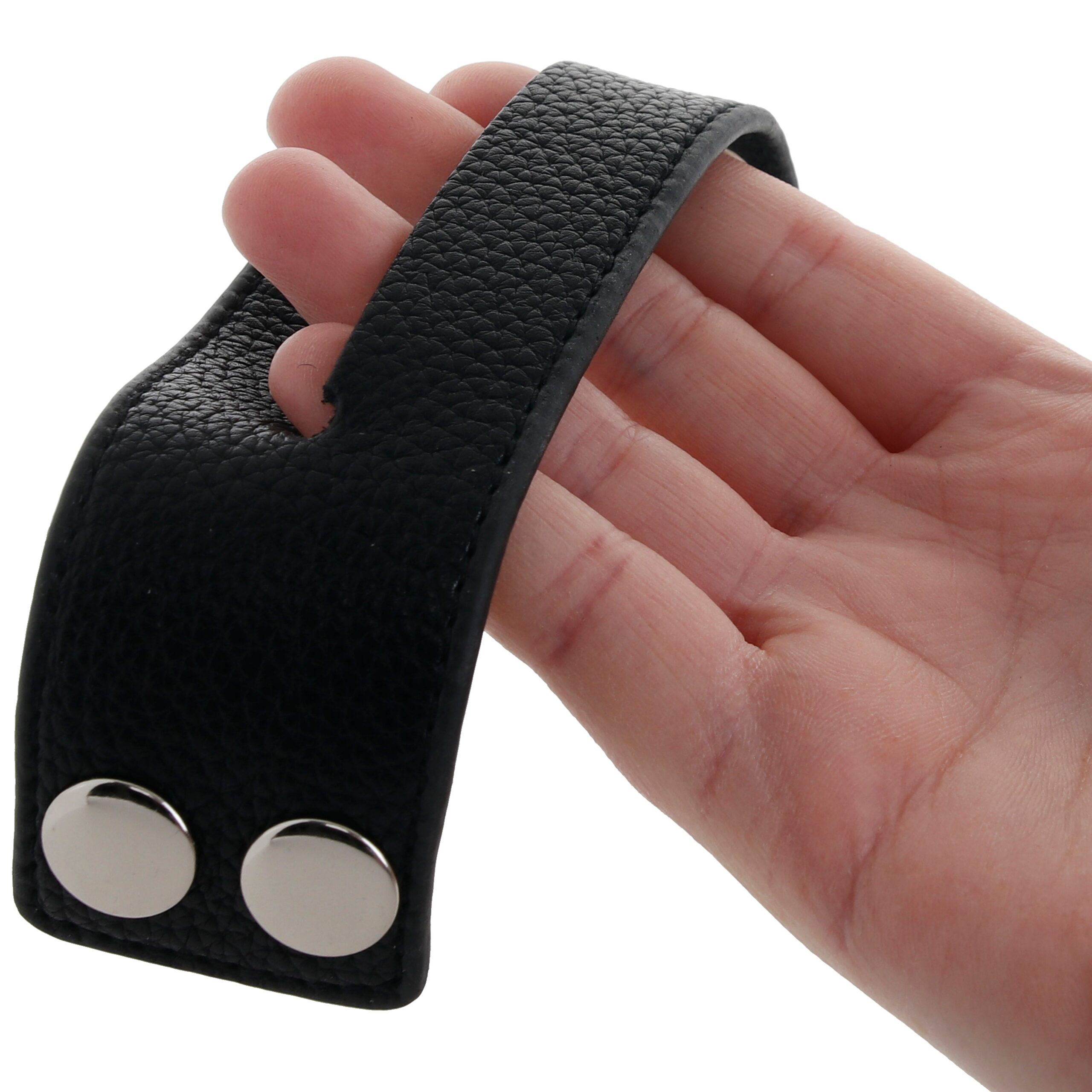 Blue Line 1.5 Inch Cock Ring with Ball Strap - Image 8