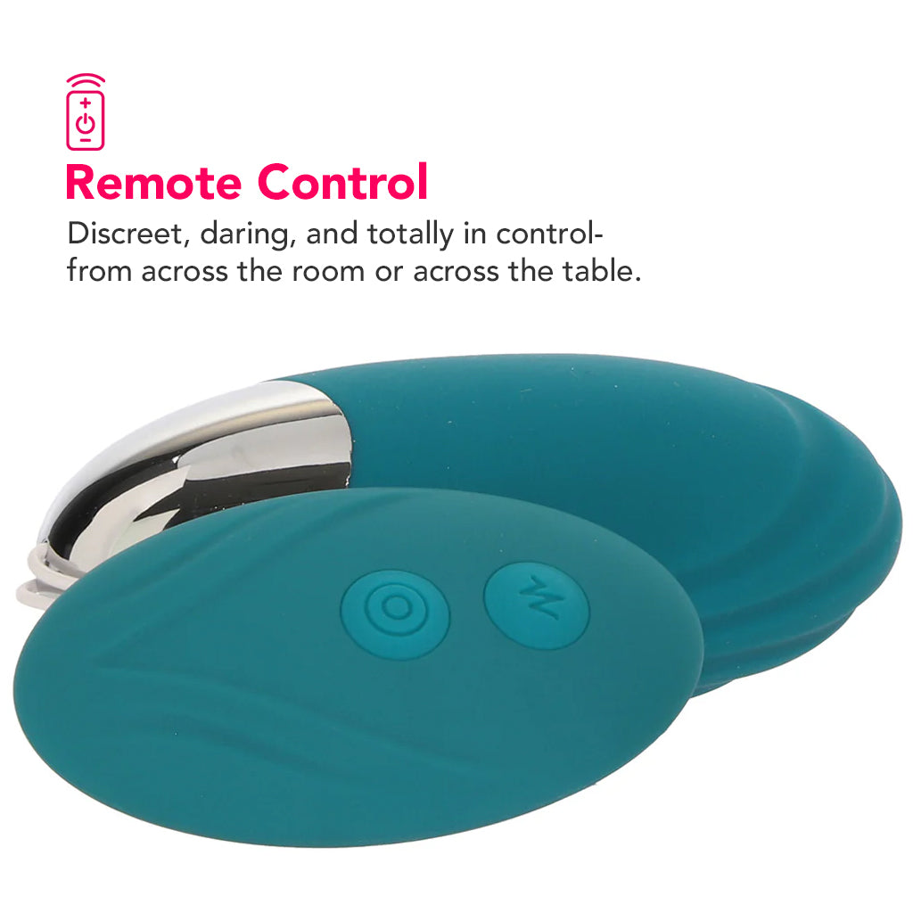 Oval Office Egg Vibe with Remote in Teal - Image 3