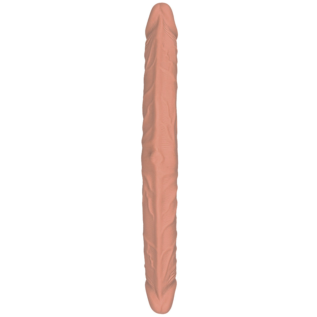 RealRock 18 Inch Double Dildo in Tan - Image 3