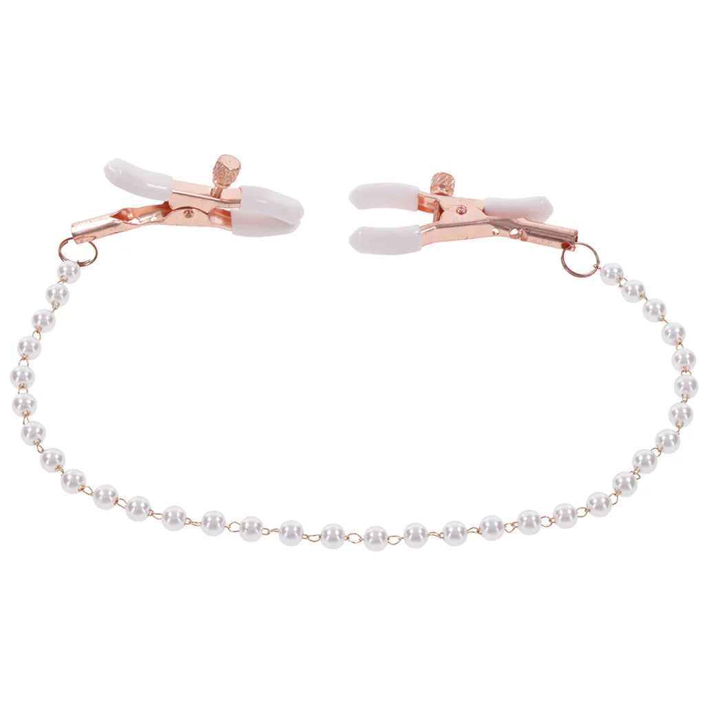 S&M Peaches 'n CreaMe Pearl Nipple Clamps - Image 3