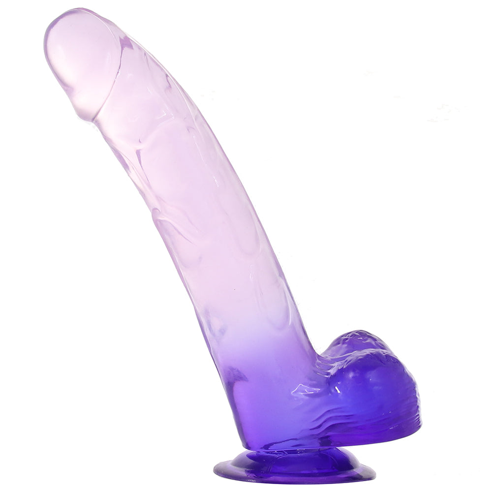 King Cock 9 Inch Ballsy Dildo in Purple - Image 3