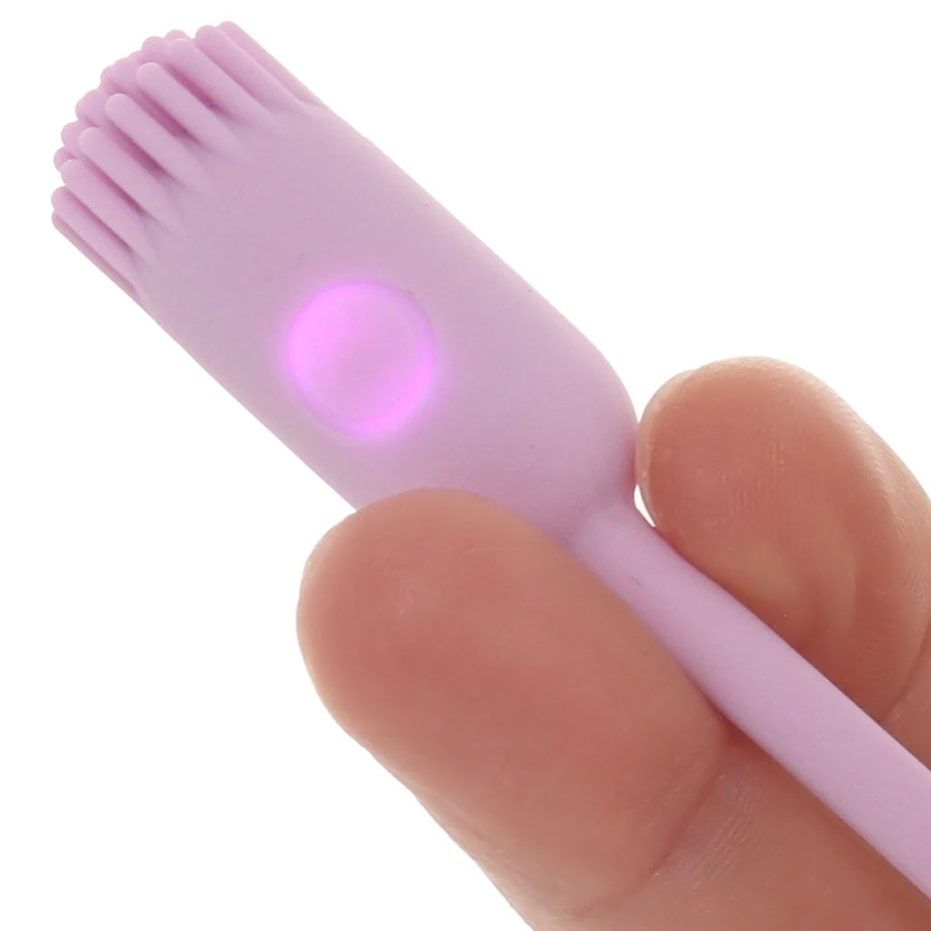Plume Flexible Brush Tail Bullet Vibe in Lilac - Image 2
