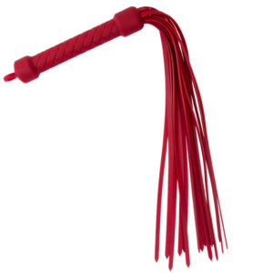 Temptasia Ardor Silicone Flogger in Red