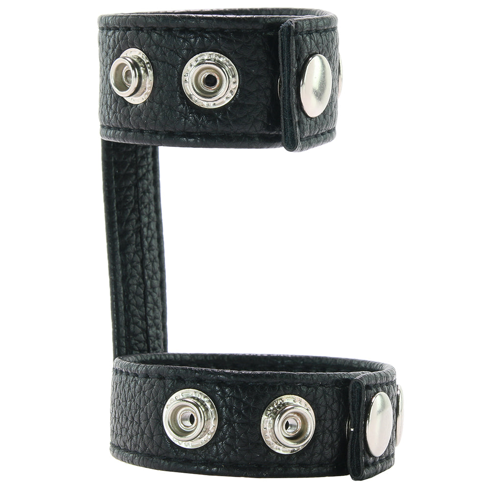 Blue Line Duo Snap Cock and Ball Ring - Image 4