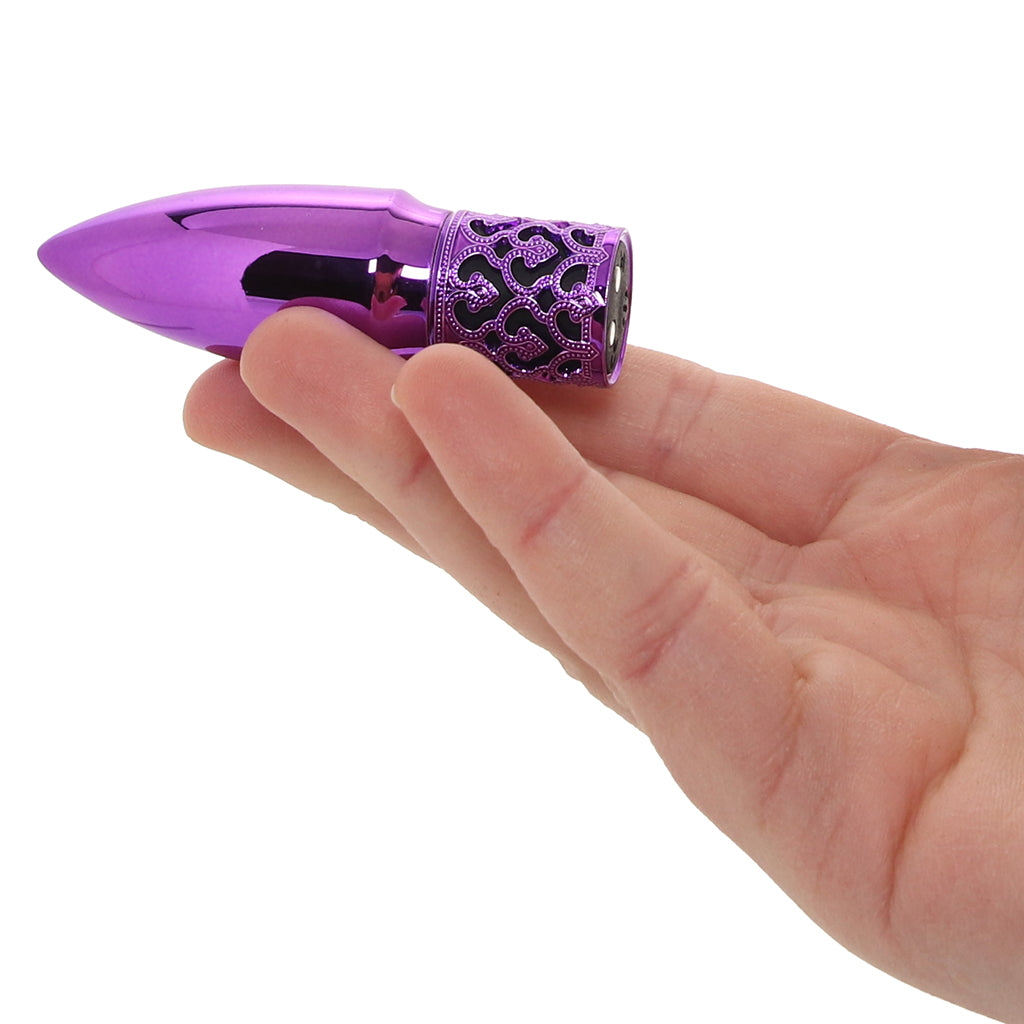 Royal Gems Glitter Bullet Vibe in Purple - Image 4