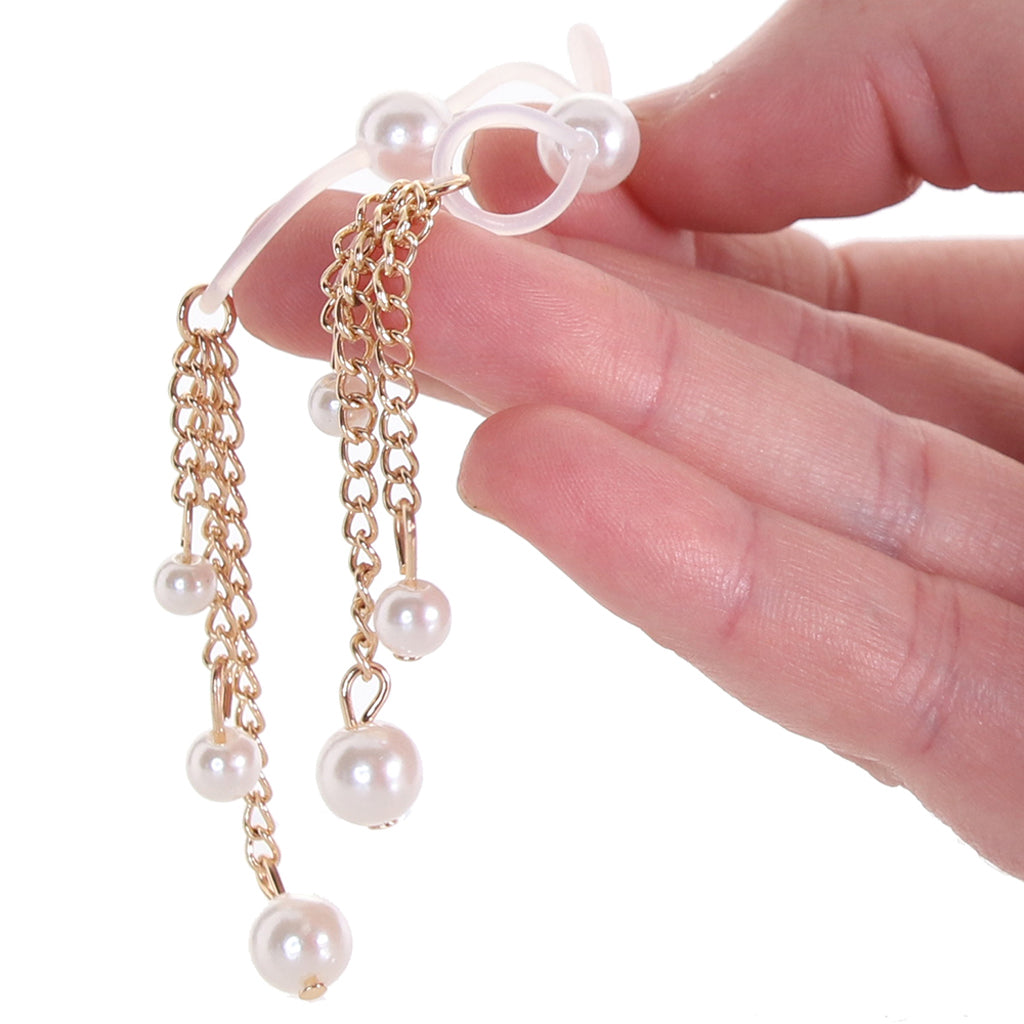Sex & Mischief Pearl Nipple Ties - Image 2
