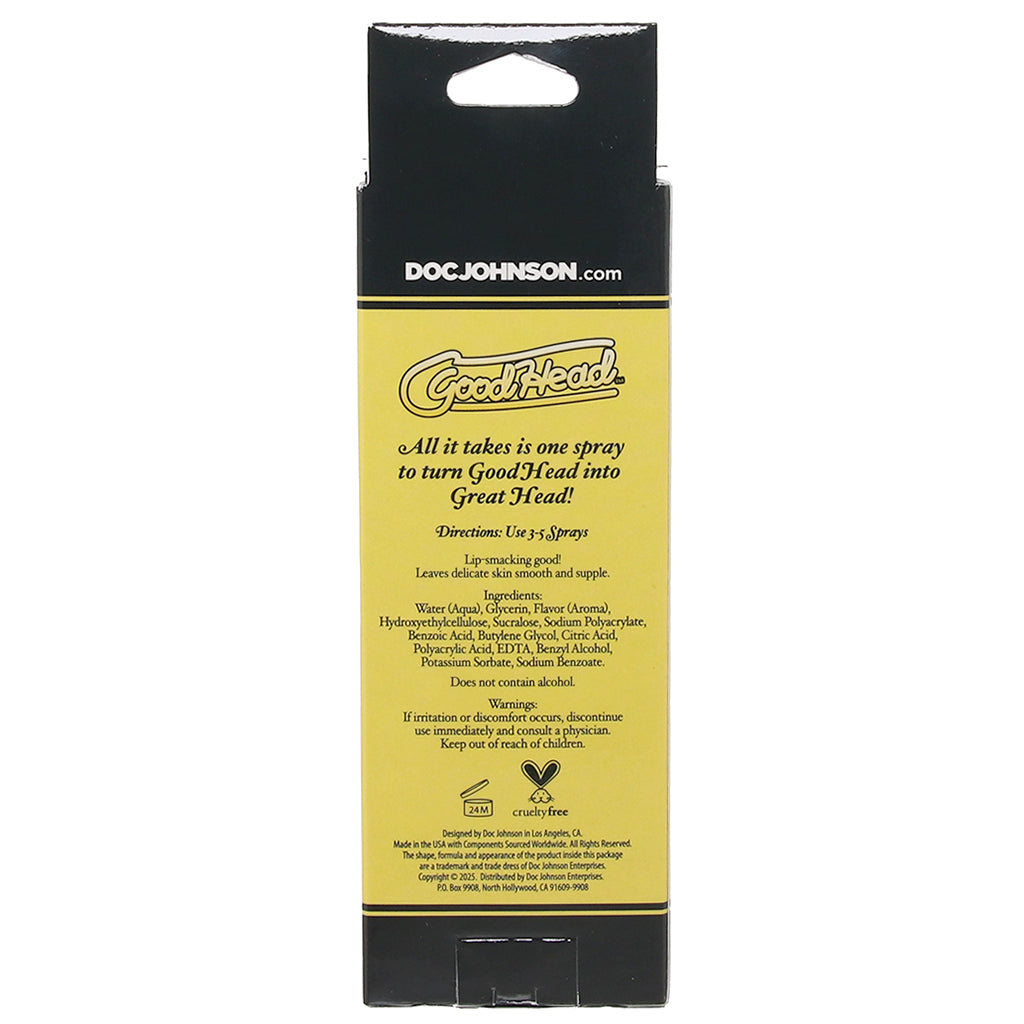 GoodHead Juicy Mouth Spray 2oz/59ml in Lemon Drop - Image 8