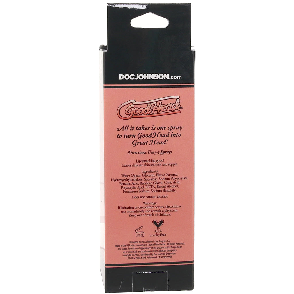 GoodHead Juicy Mouth Spray 2oz/59ml in Peach Bellini - Image 8