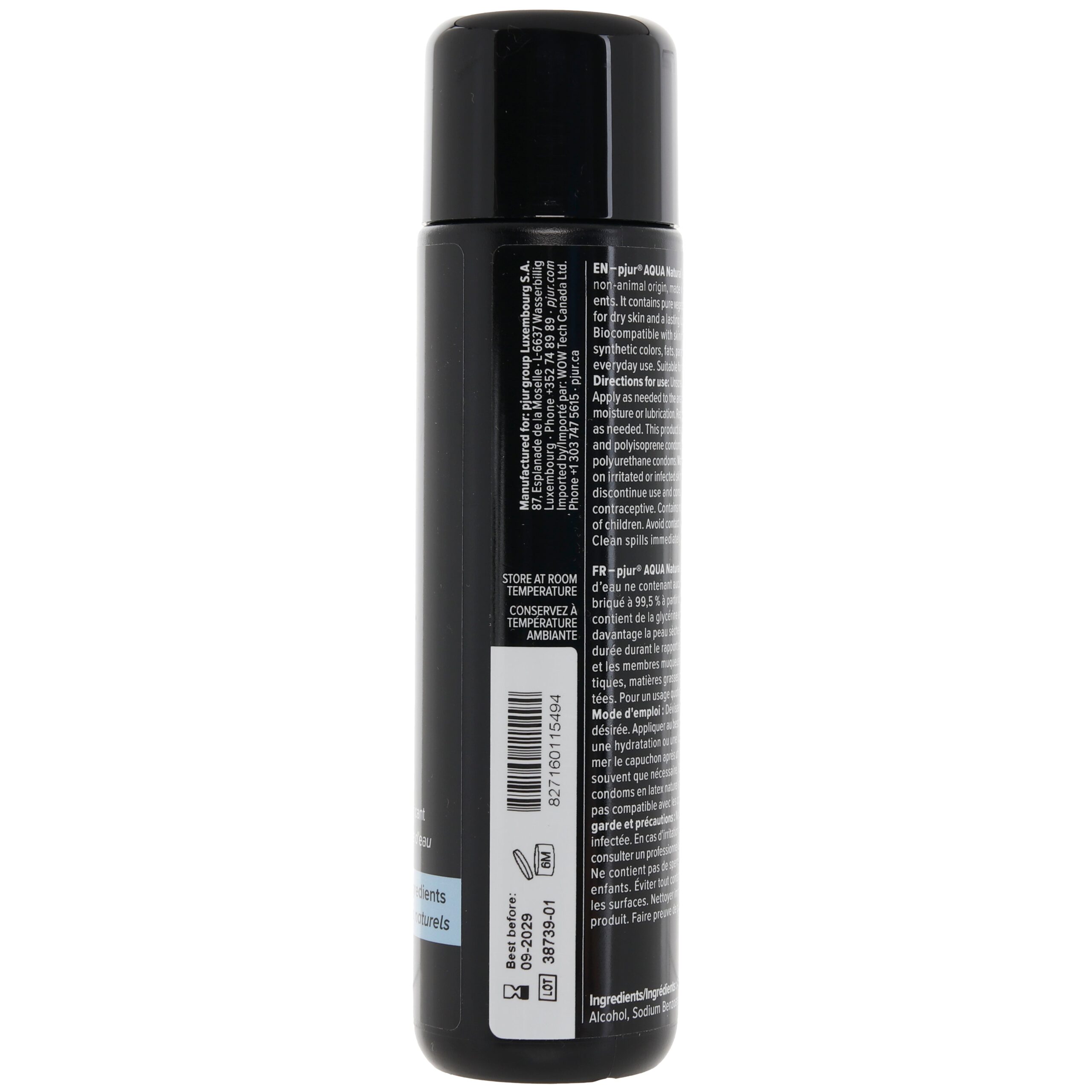 Aqua Natural Water Based Lubricant in 3.4oz/100ml - Image 9