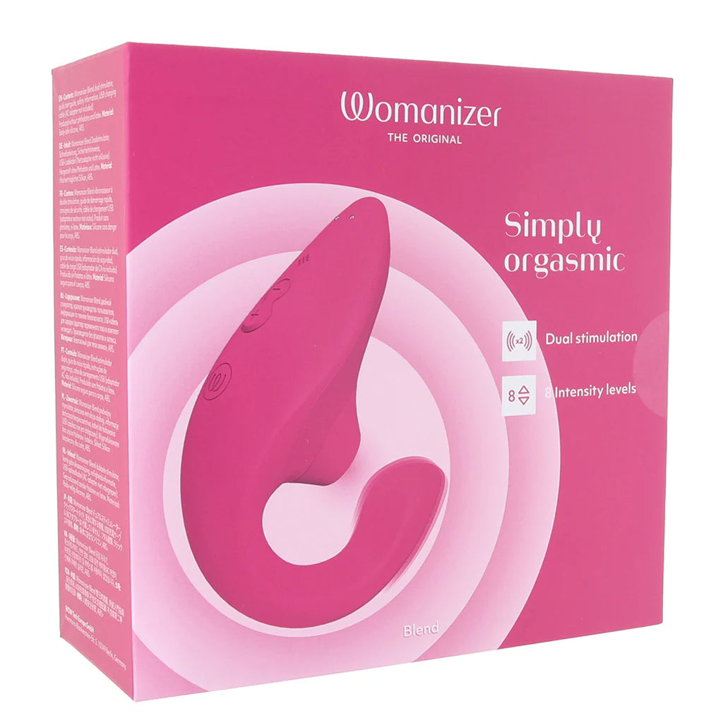 Womanizer Blend Dual Stimulator in Pink - Image 8
