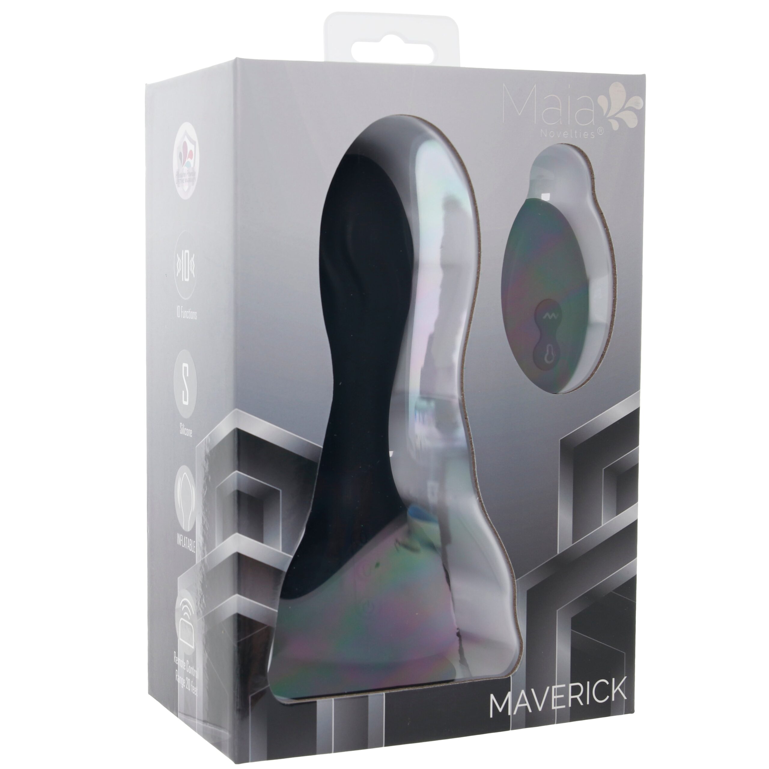 Maverick Inflatable Vibrating Butt Plug - Image 9