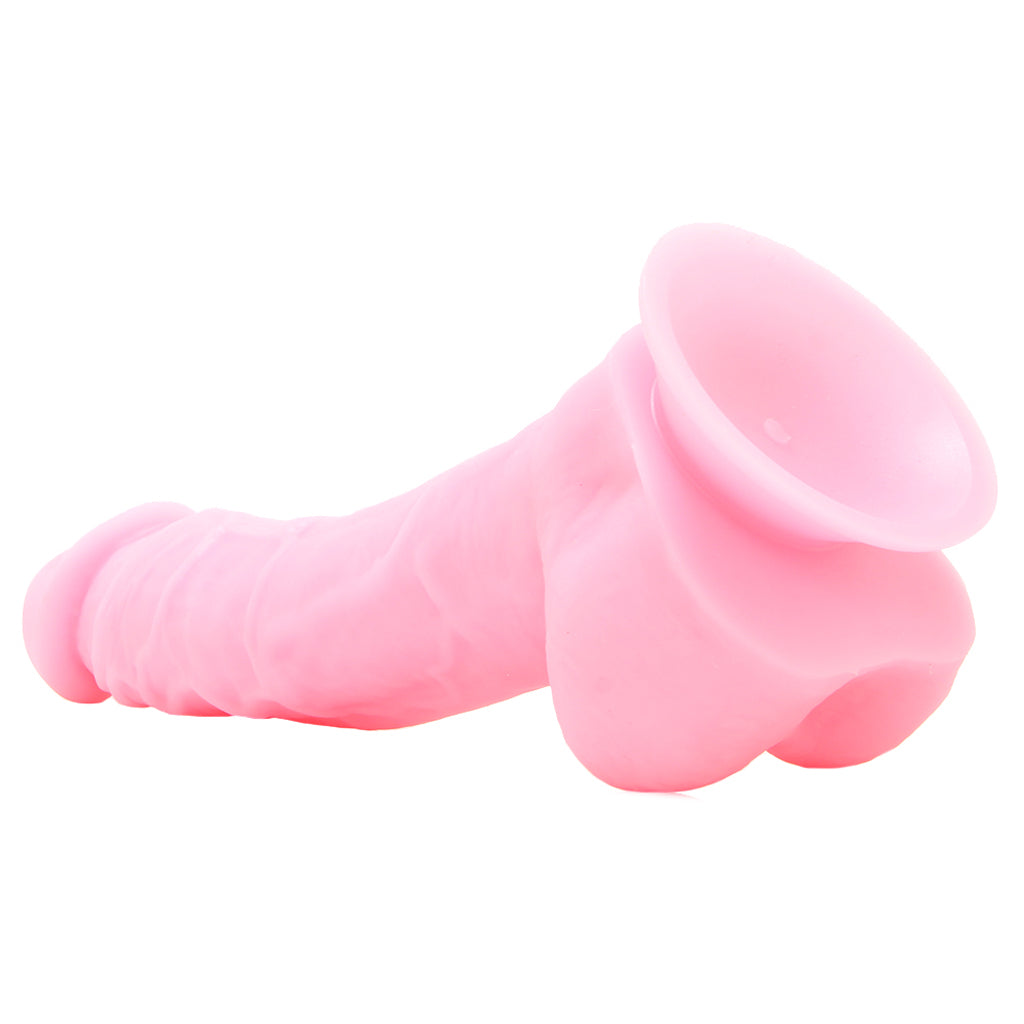 Firefly 5 Inch Pleasures Firm Silicone Dildo in Pink - Image 5