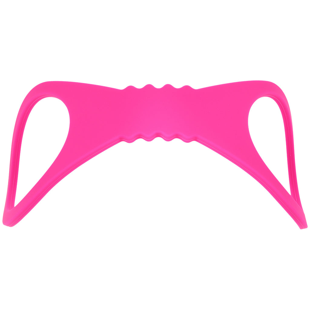 Sex & Mischief Hot Pink Silicone Cuffs in Large - Image 7